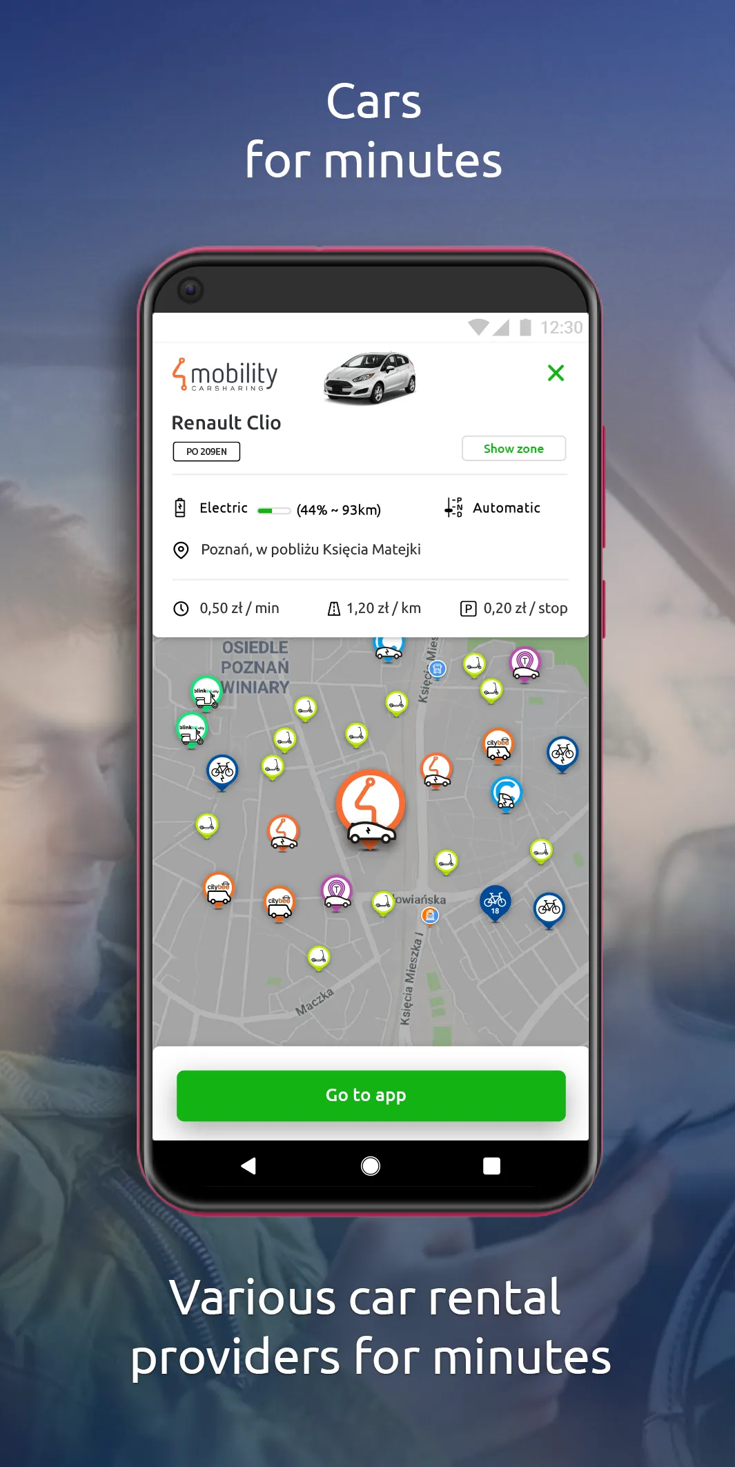 take&drive - shared vehicles & | Indus Appstore | Screenshot