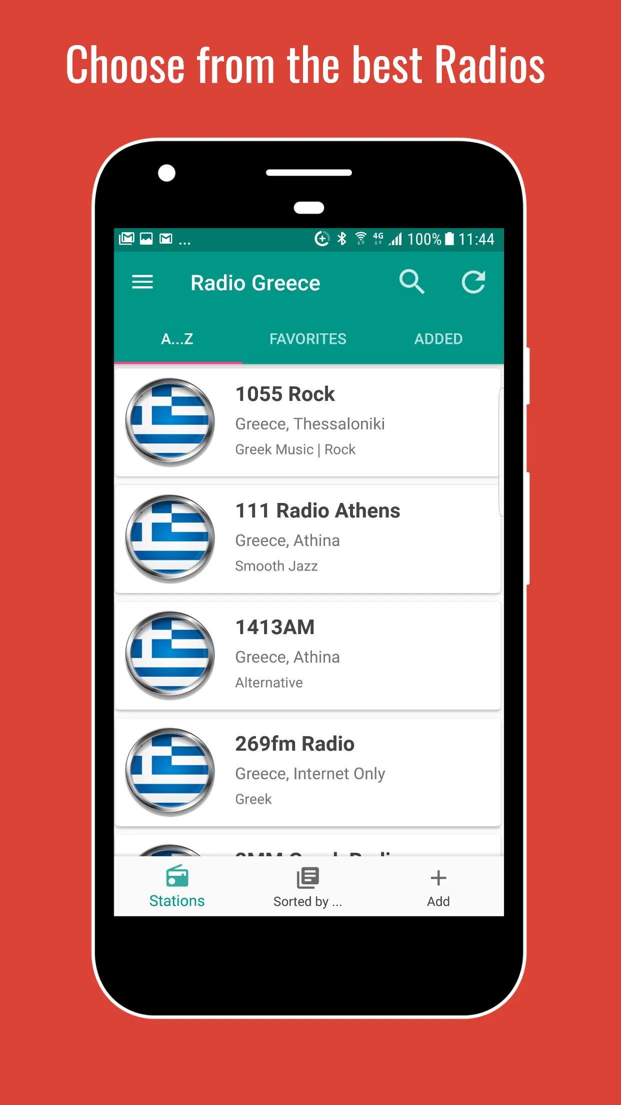 Radio Greece PRO+ | Indus Appstore | Screenshot