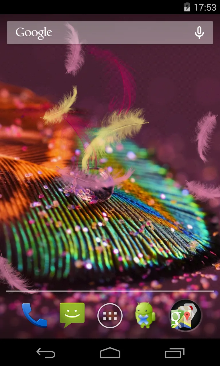 Feather Live Wallpaper | Indus Appstore | Screenshot