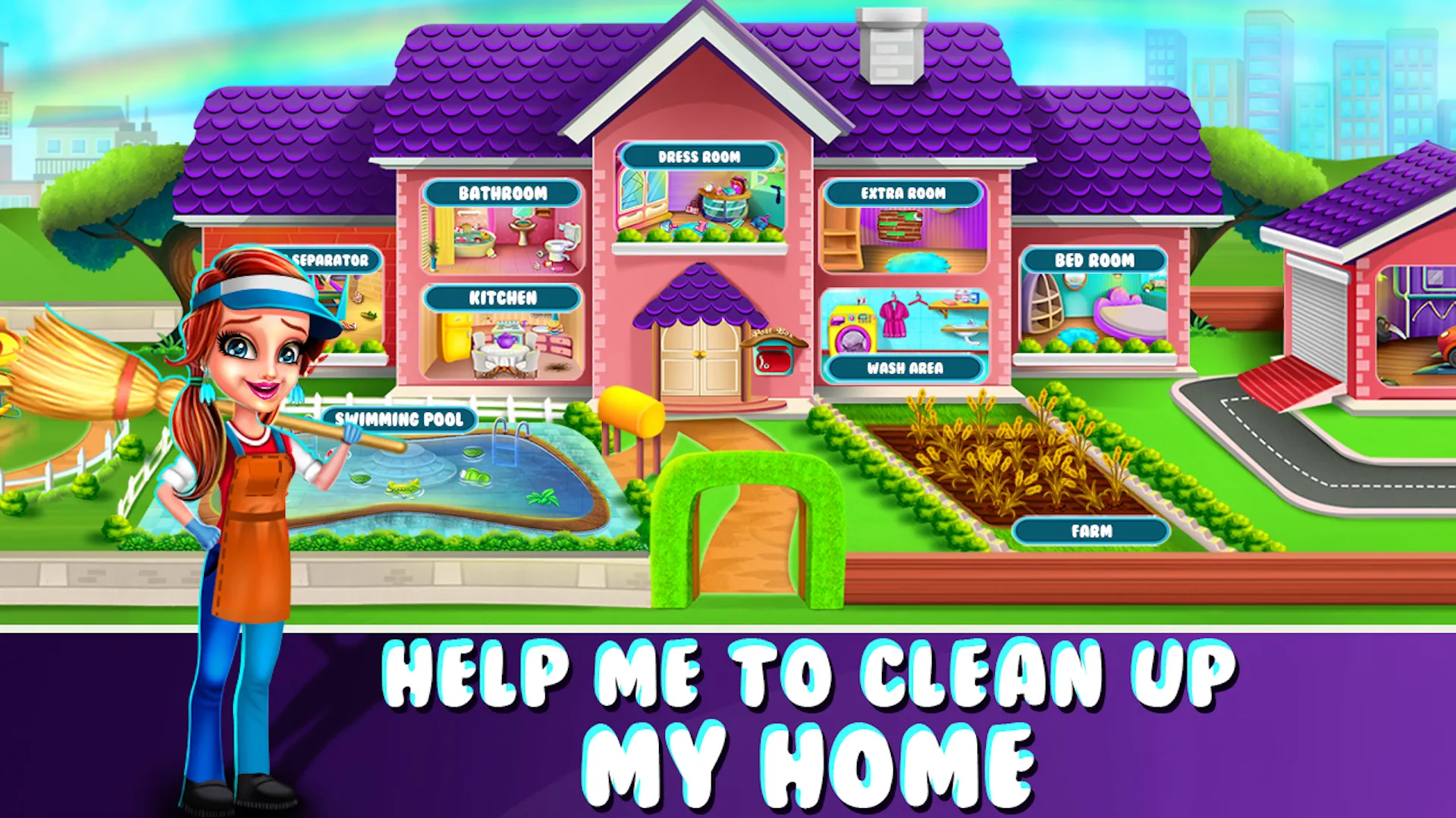 Girls Home Cleaning Games | Indus Appstore | Screenshot