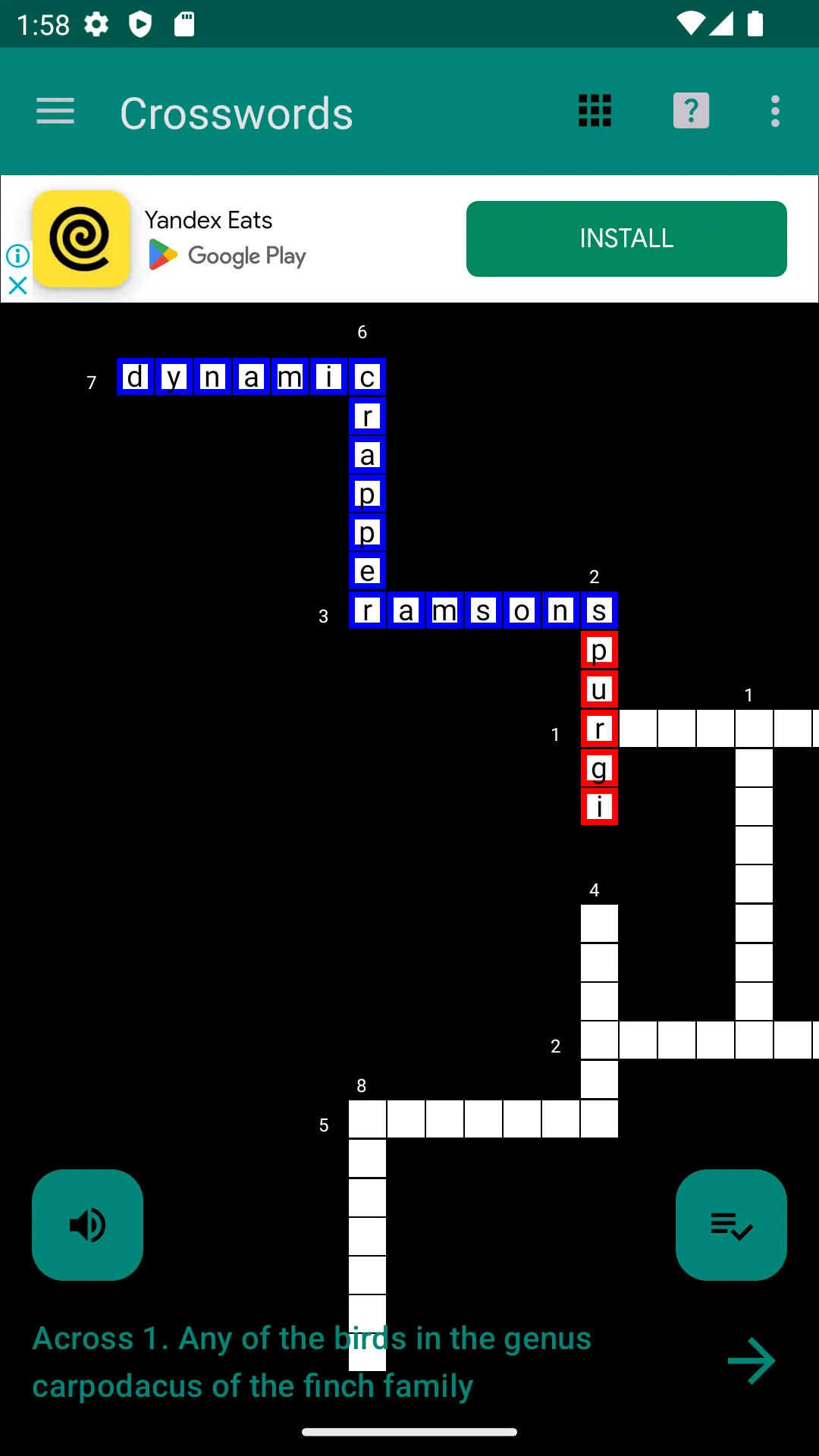 Crosswords | Indus Appstore | Screenshot