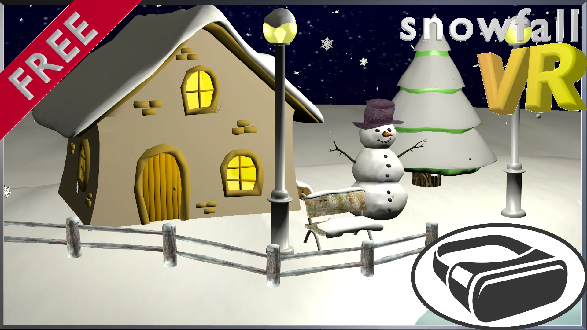 Snowfall VR - Cardboard | Indus Appstore | Screenshot