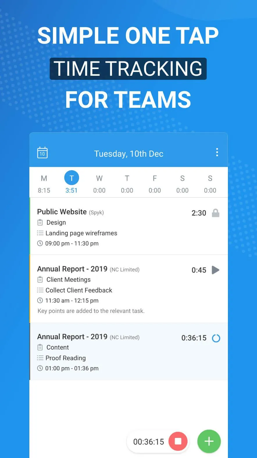 Avaza Timesheets | Indus Appstore | Screenshot