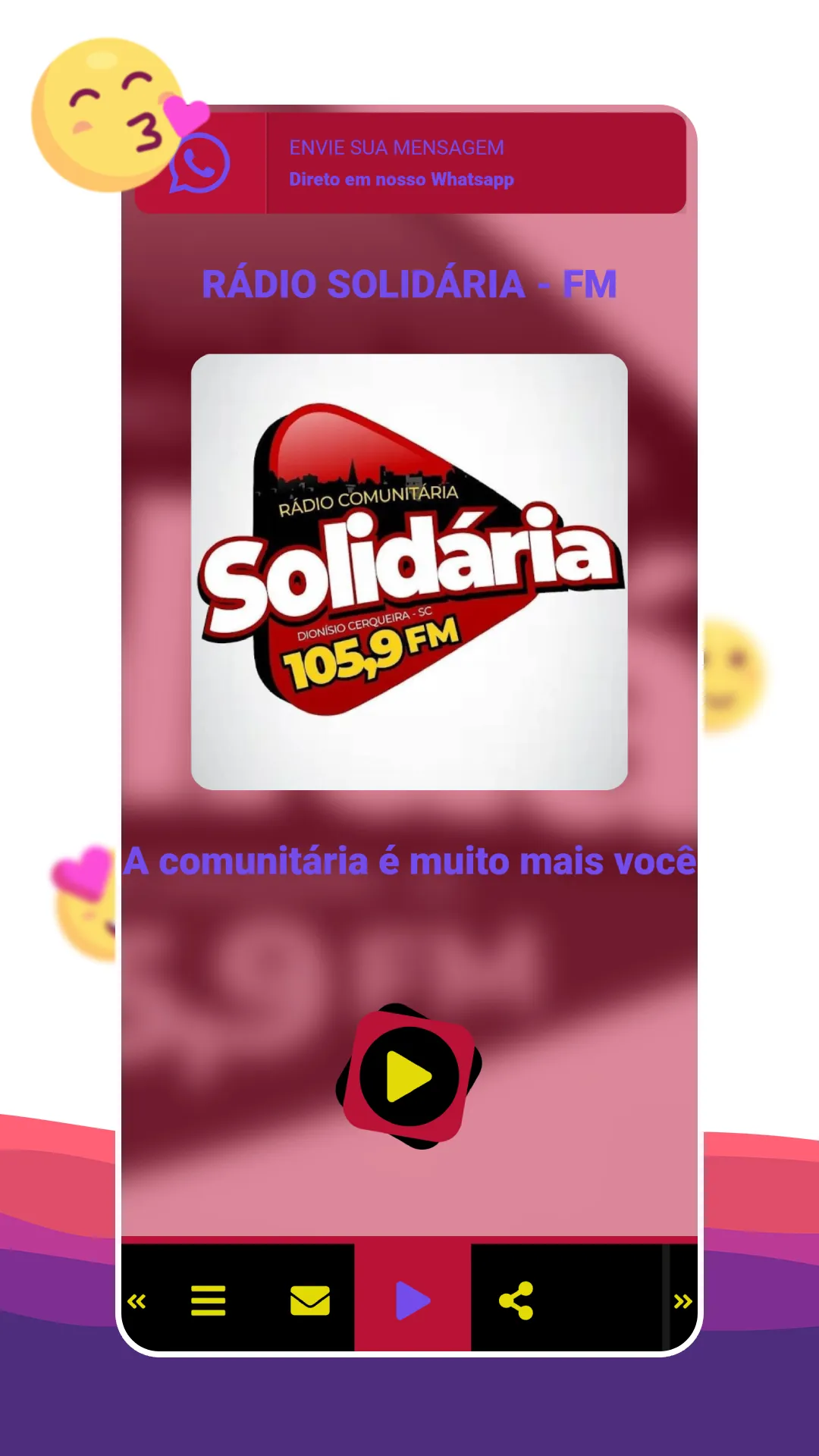 Rádio Solidária FM | Indus Appstore | Screenshot