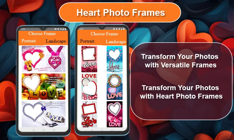 Romantic Heart Photo Frames | Indus Appstore | Screenshot