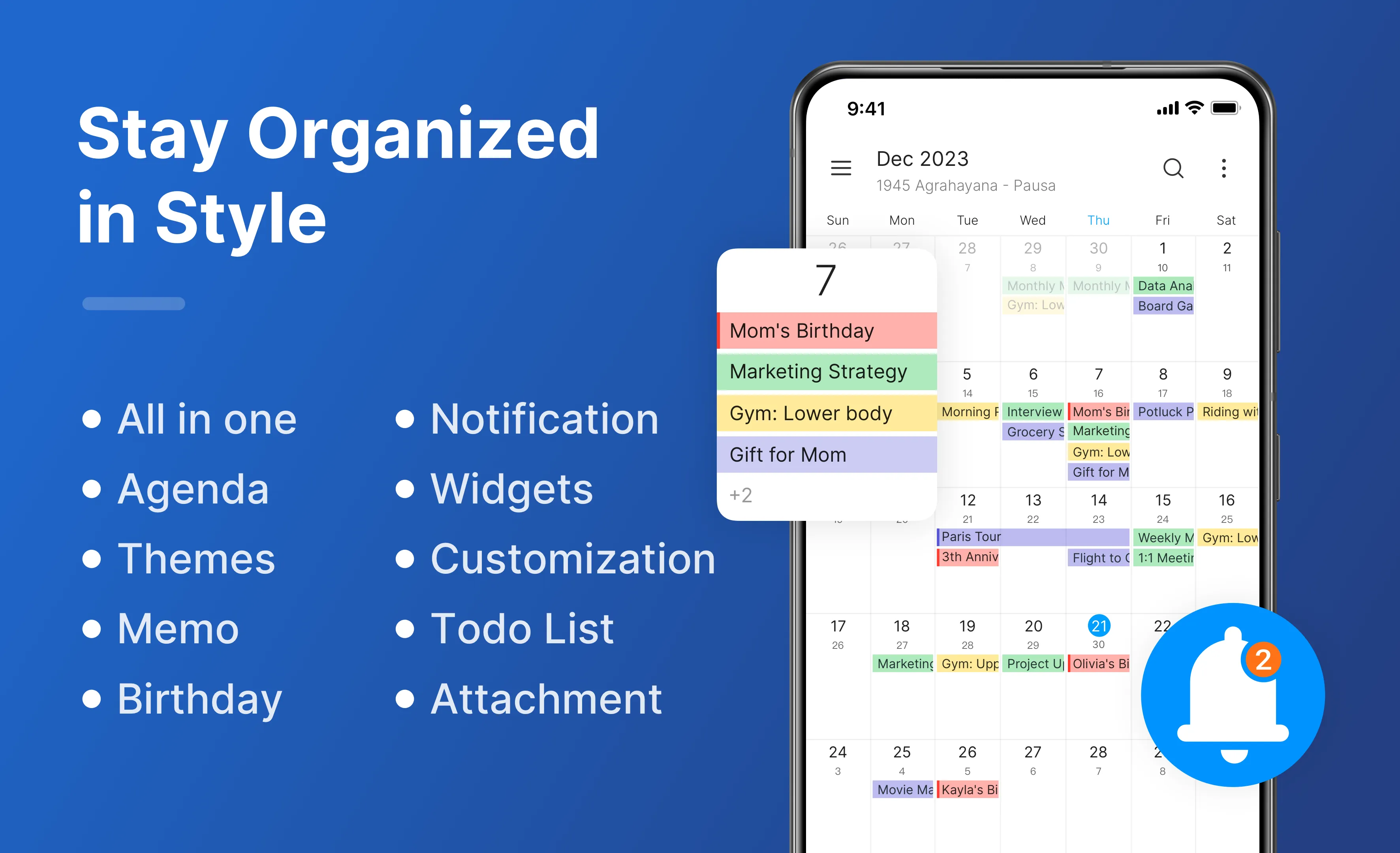 Calendar Planner - Agenda App | Indus Appstore | Screenshot