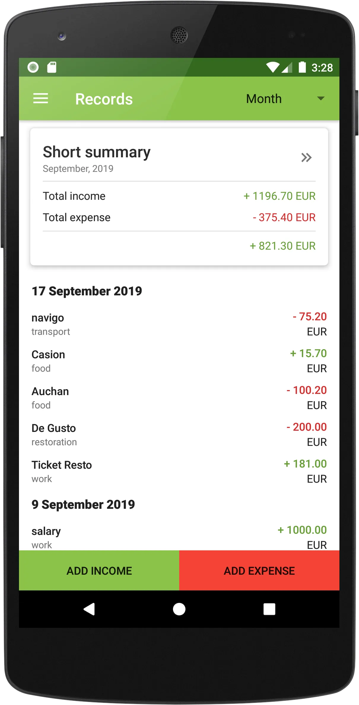 Open Money Tracker | Indus Appstore | Screenshot