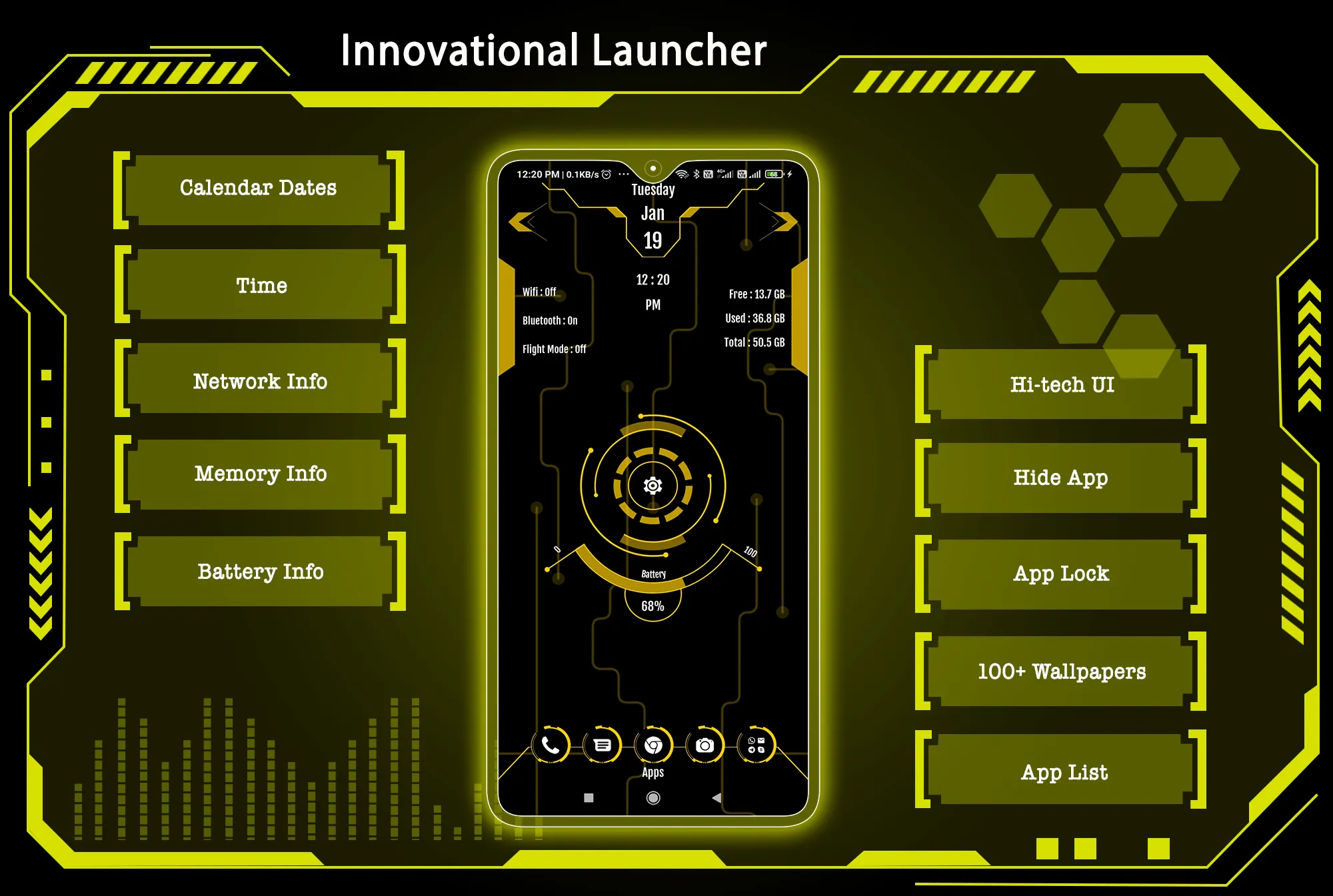 Innovational Launcher -AppLock | Indus Appstore | Screenshot