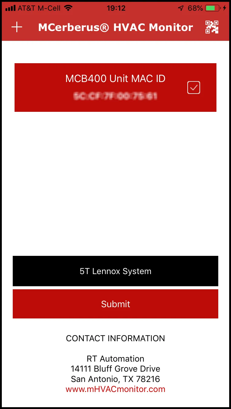 MCerberus® HVAC Monitoring | Indus Appstore | Screenshot