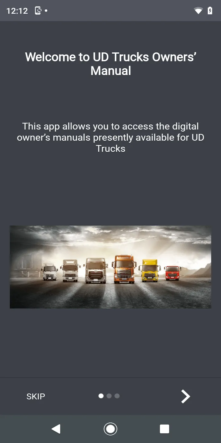 UD Trucks Owner’s Manual | Indus Appstore | Screenshot