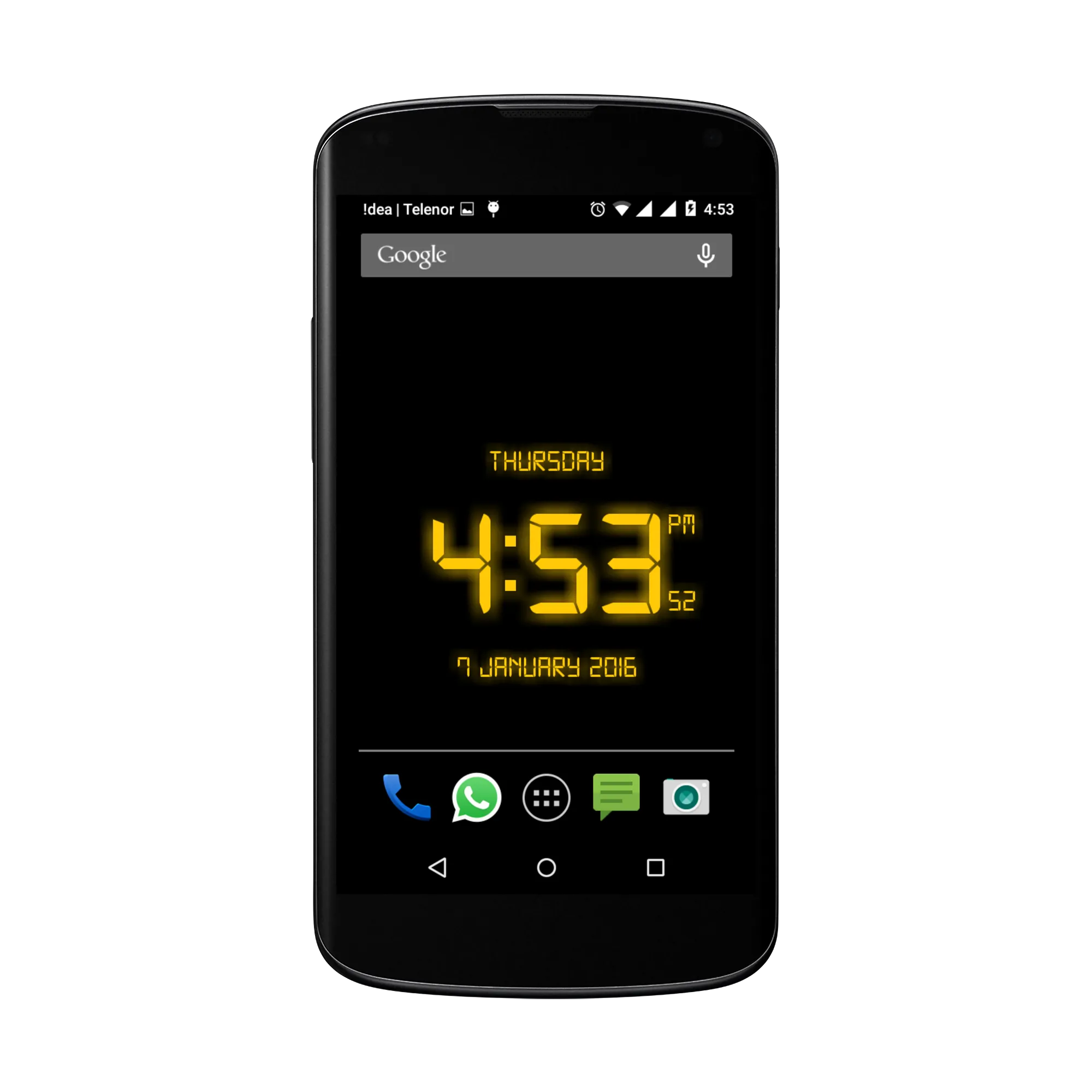 LED Digital Clock LWP | Indus Appstore | Screenshot