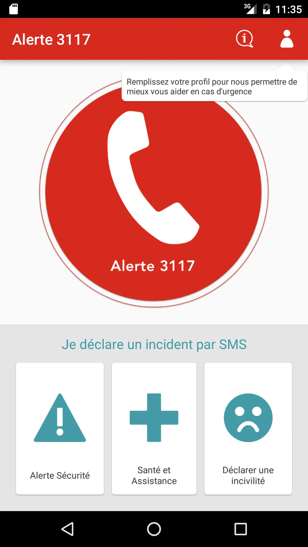 Alerte 3117 | Indus Appstore | Screenshot