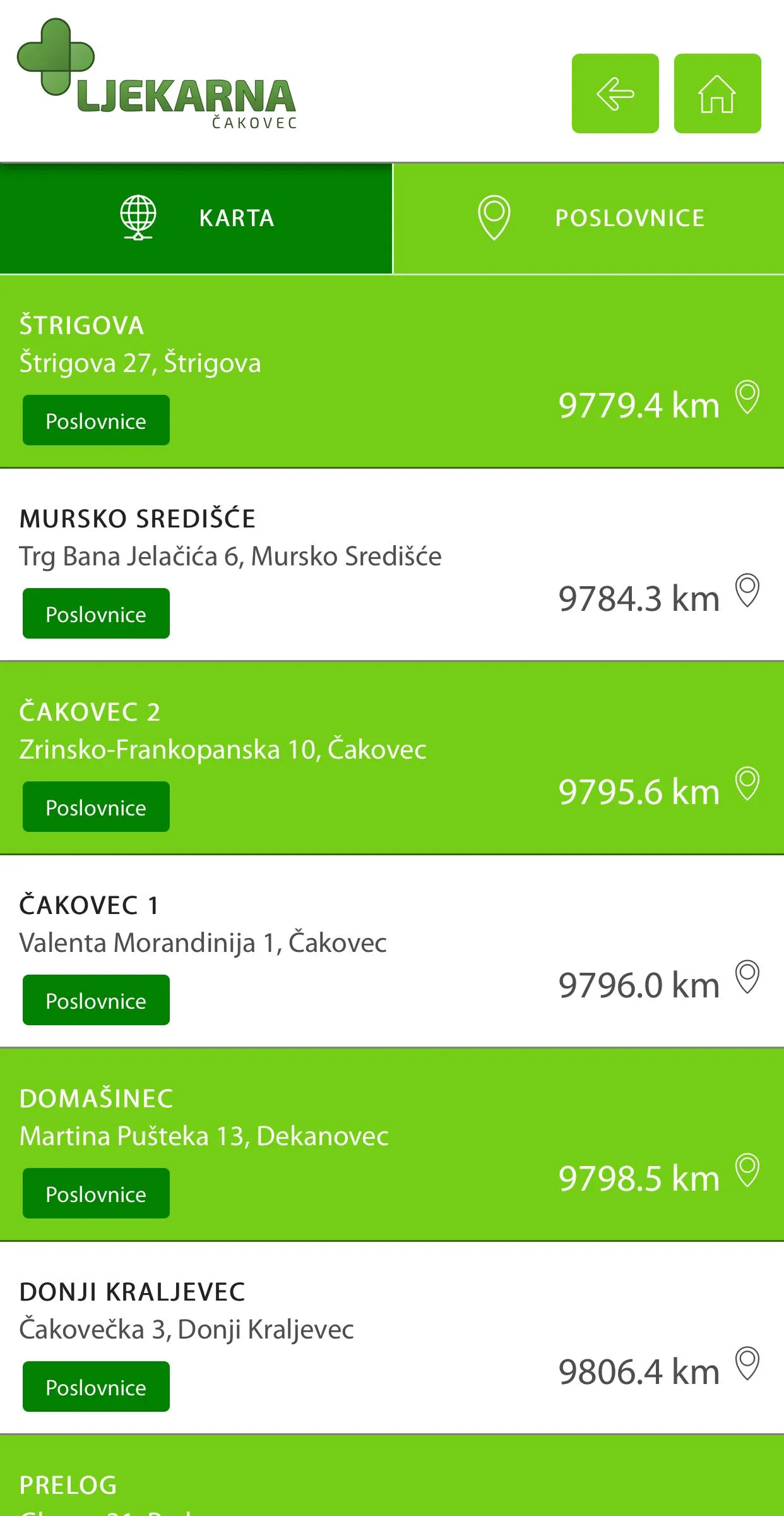 Ljekarna Čakovec | Indus Appstore | Screenshot