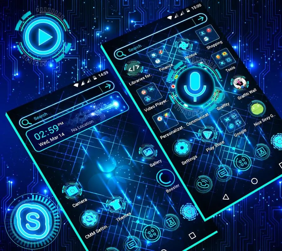 Technology Launcher Theme | Indus Appstore | Screenshot