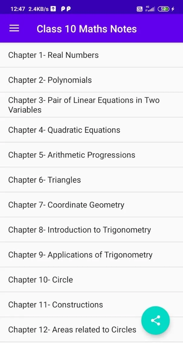 Class 10 Maths Notes | Indus Appstore | Screenshot