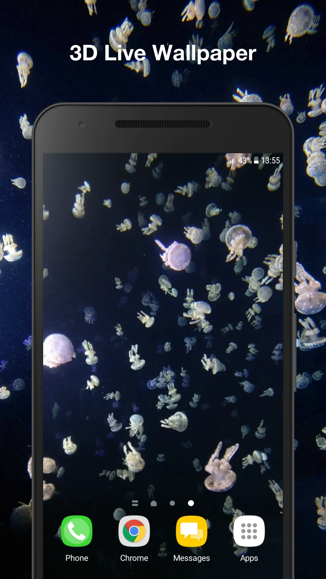 Jellyfishes 3d Live Wallpaper | Indus Appstore | Screenshot