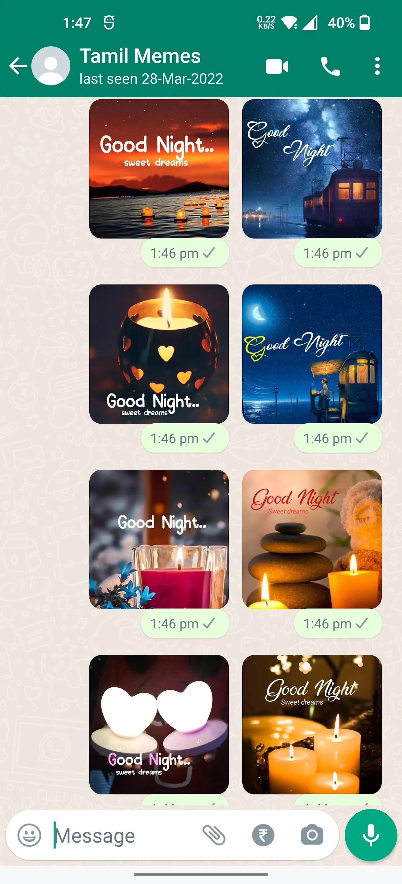 Good Night Stickers | Indus Appstore | Screenshot