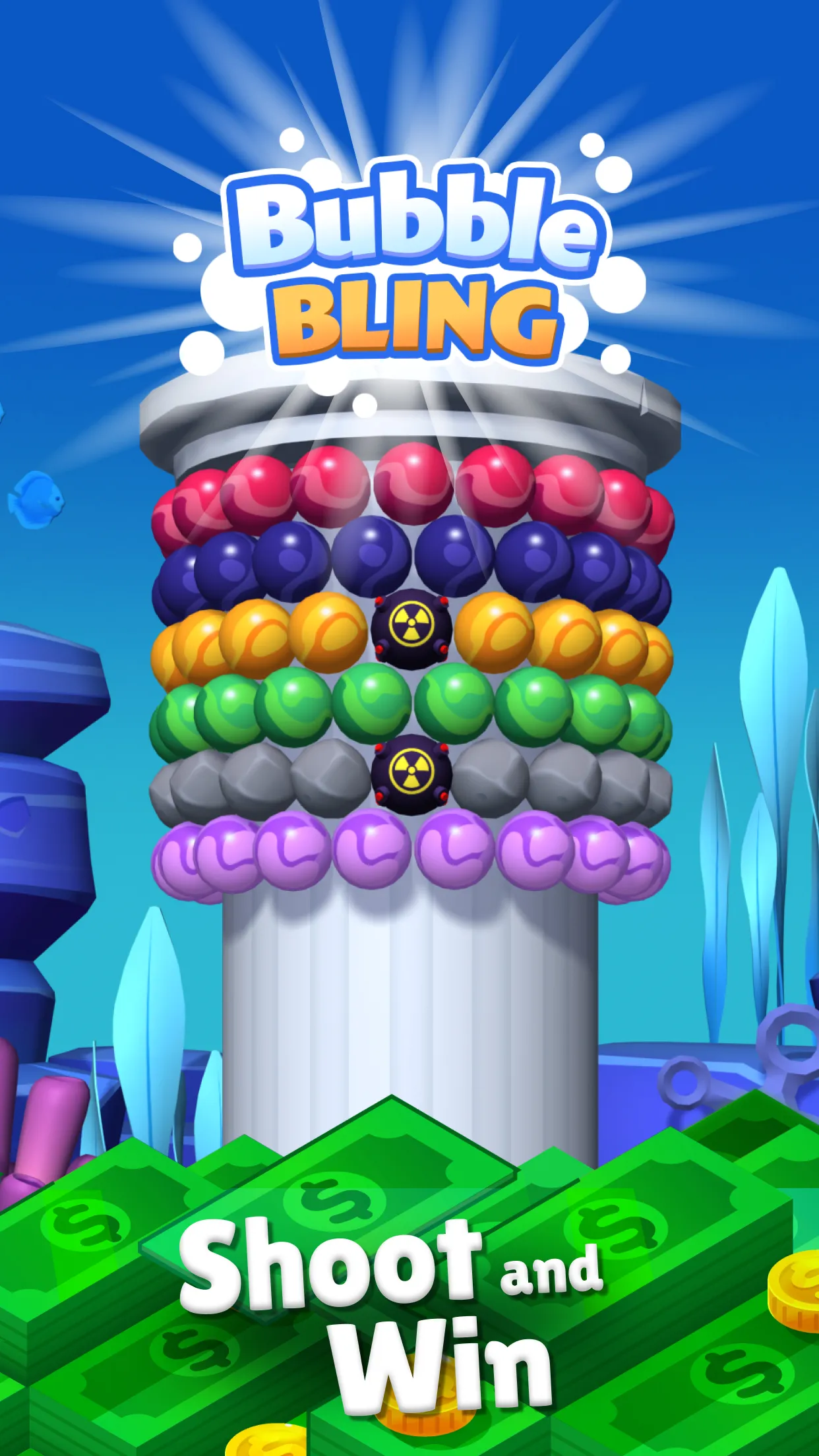Bubble Bling: Win Real Money | Indus Appstore | Screenshot