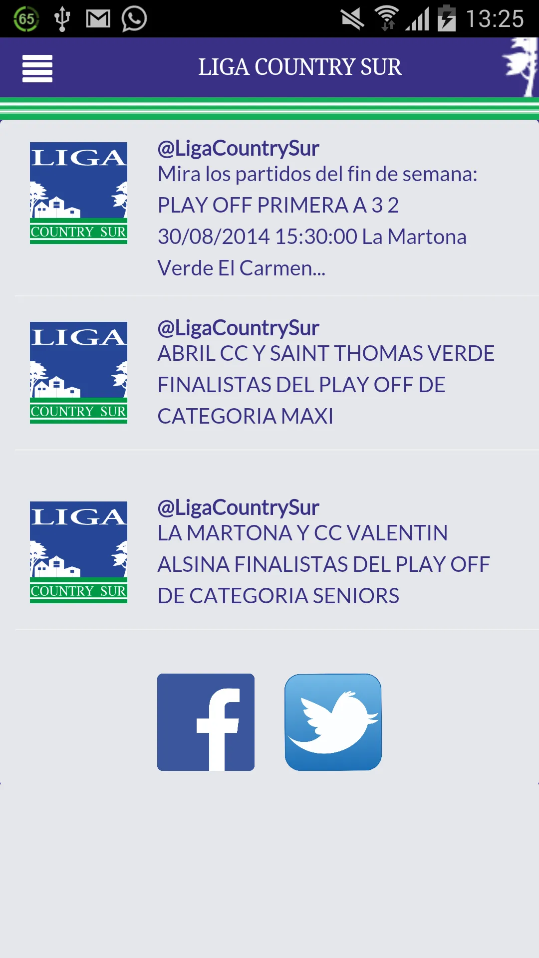 Liga Country Sur | Indus Appstore | Screenshot