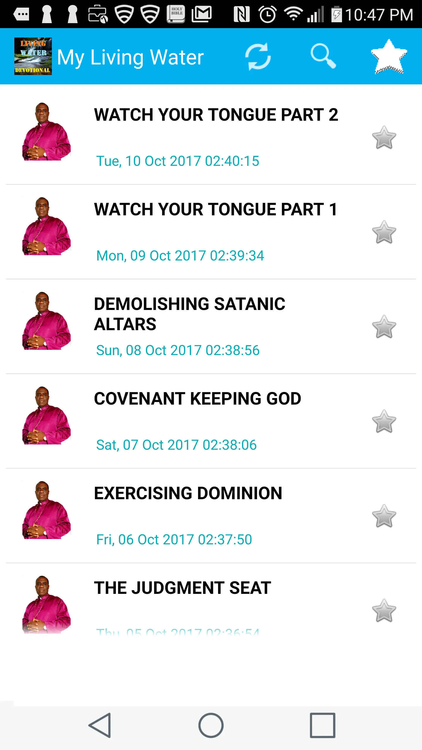 My Living Water Devotional | Indus Appstore | Screenshot