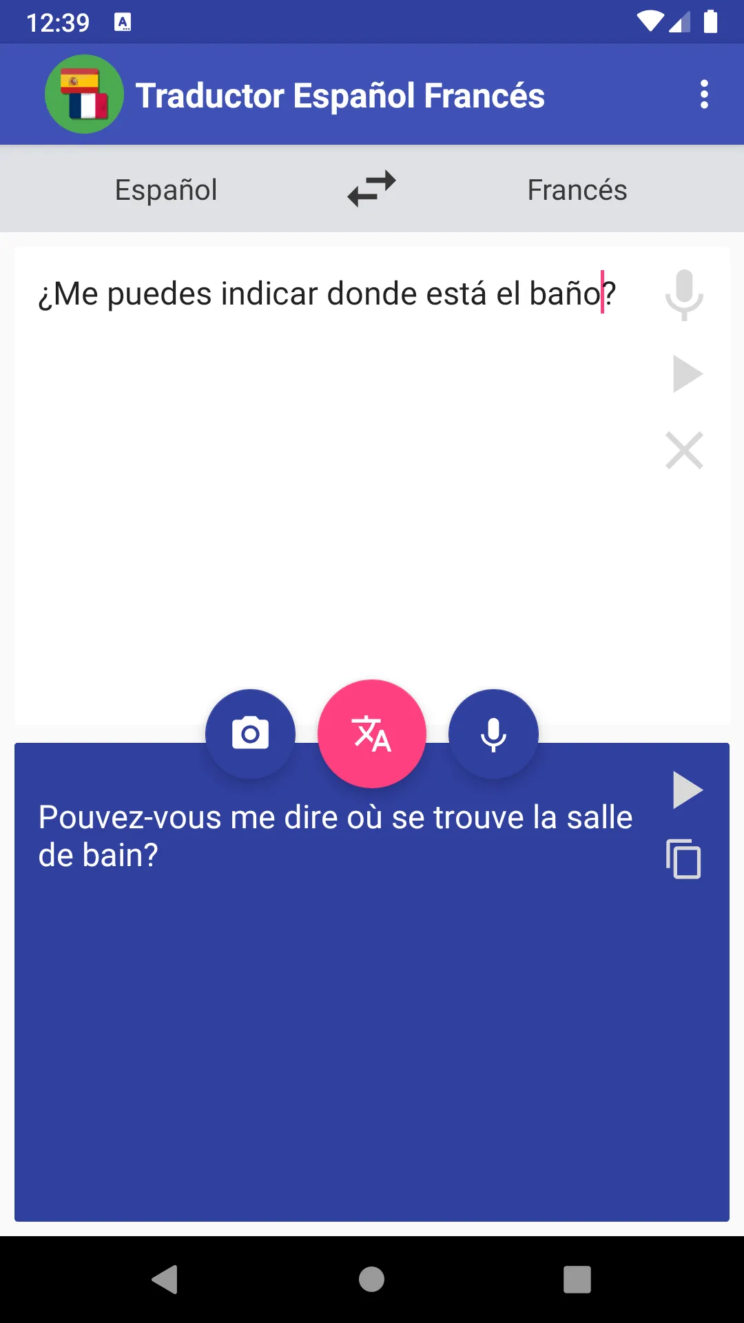 Translator Spanish French | Indus Appstore | Screenshot