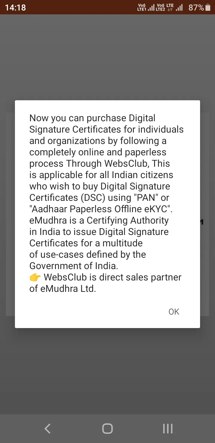 e Mudhra DSC  Application Form | Indus Appstore | Screenshot