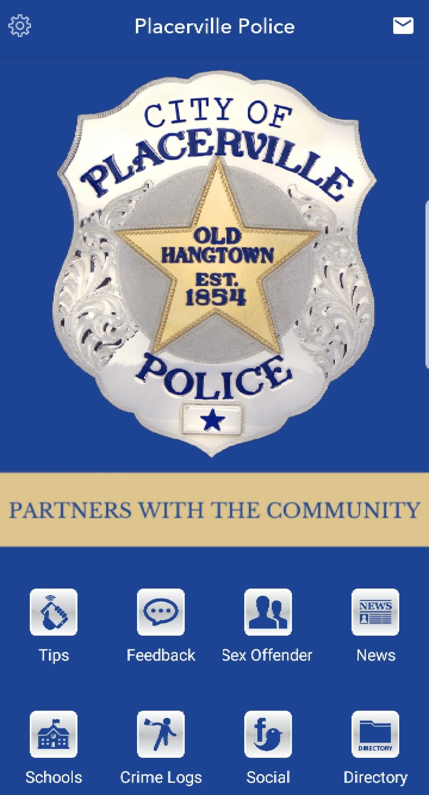 Placerville Police Department | Indus Appstore | Screenshot