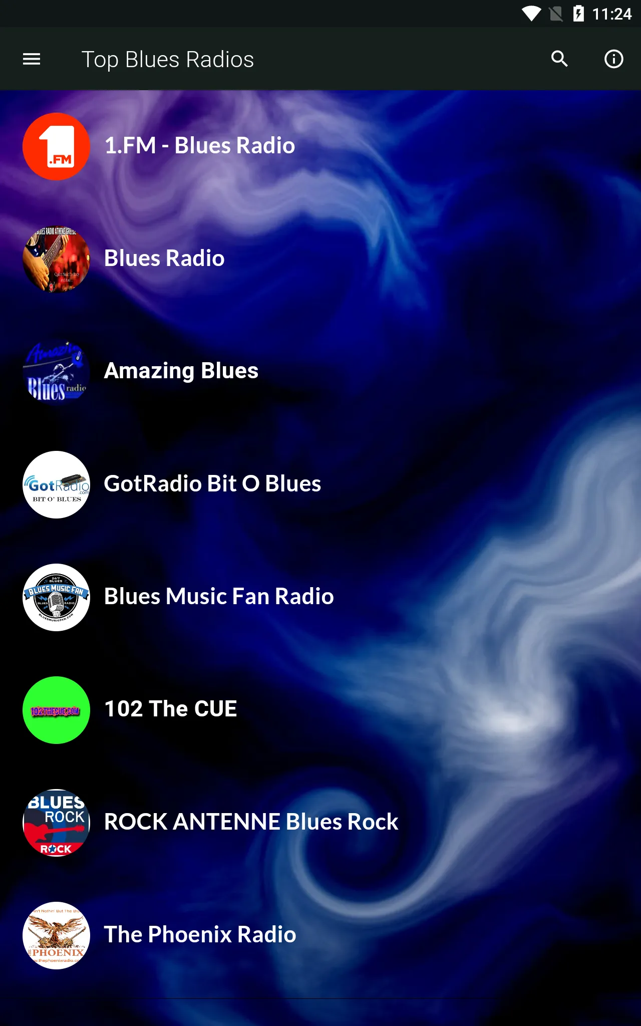 Blues Radios Live | Indus Appstore | Screenshot