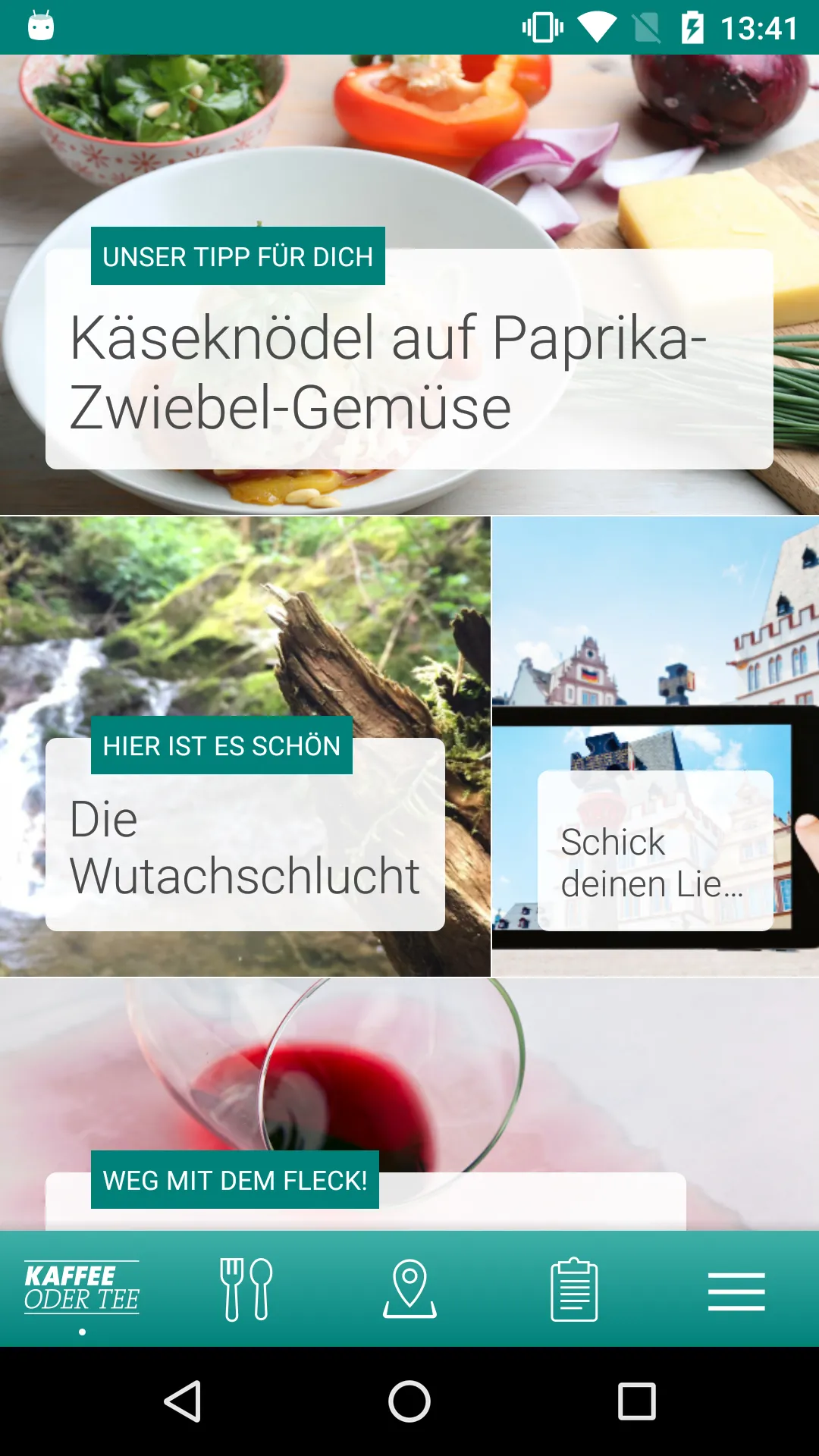 Kaffee oder Tee | Indus Appstore | Screenshot