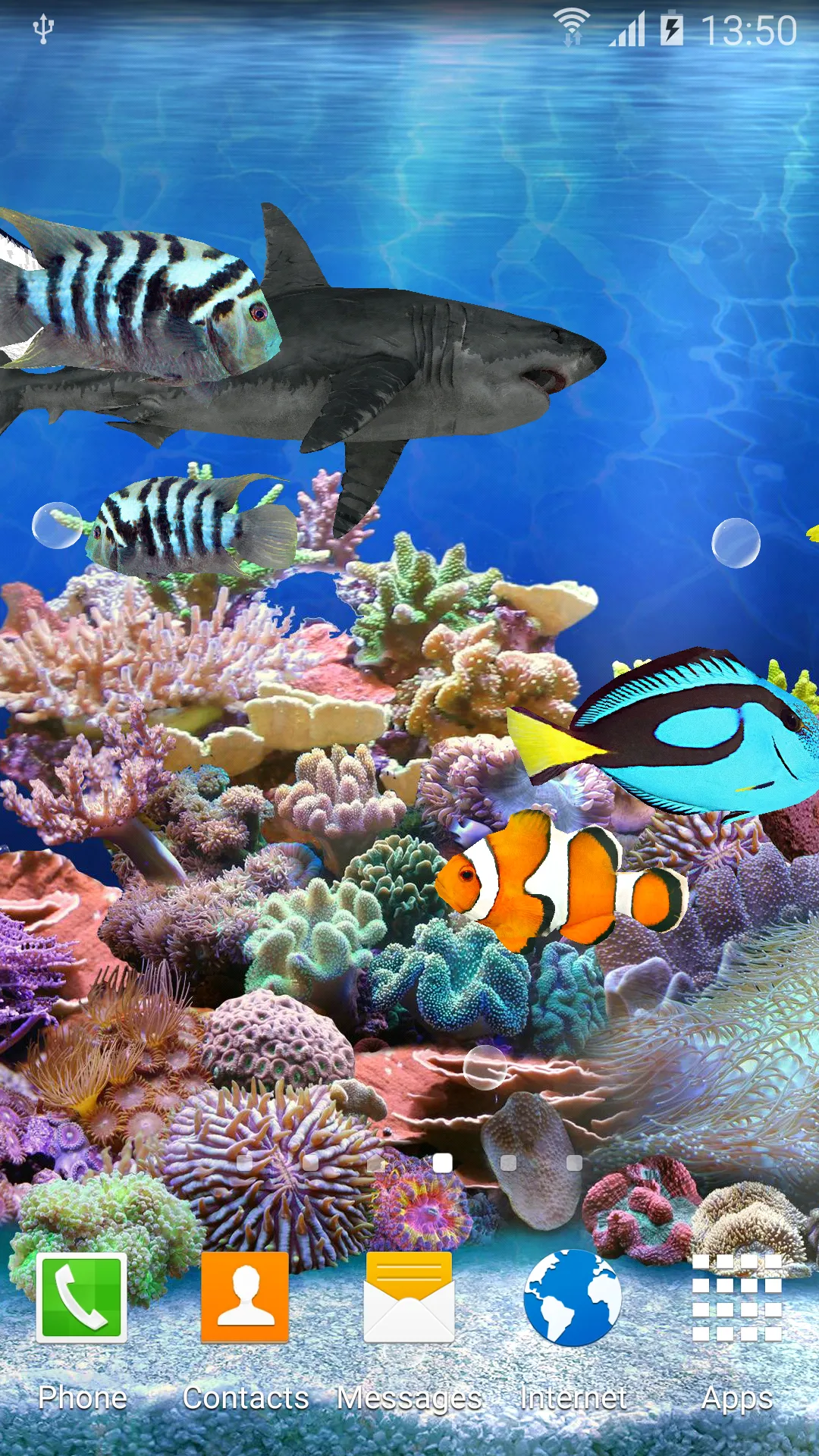 Aquarium Live Wallpaper HD | Indus Appstore | Screenshot