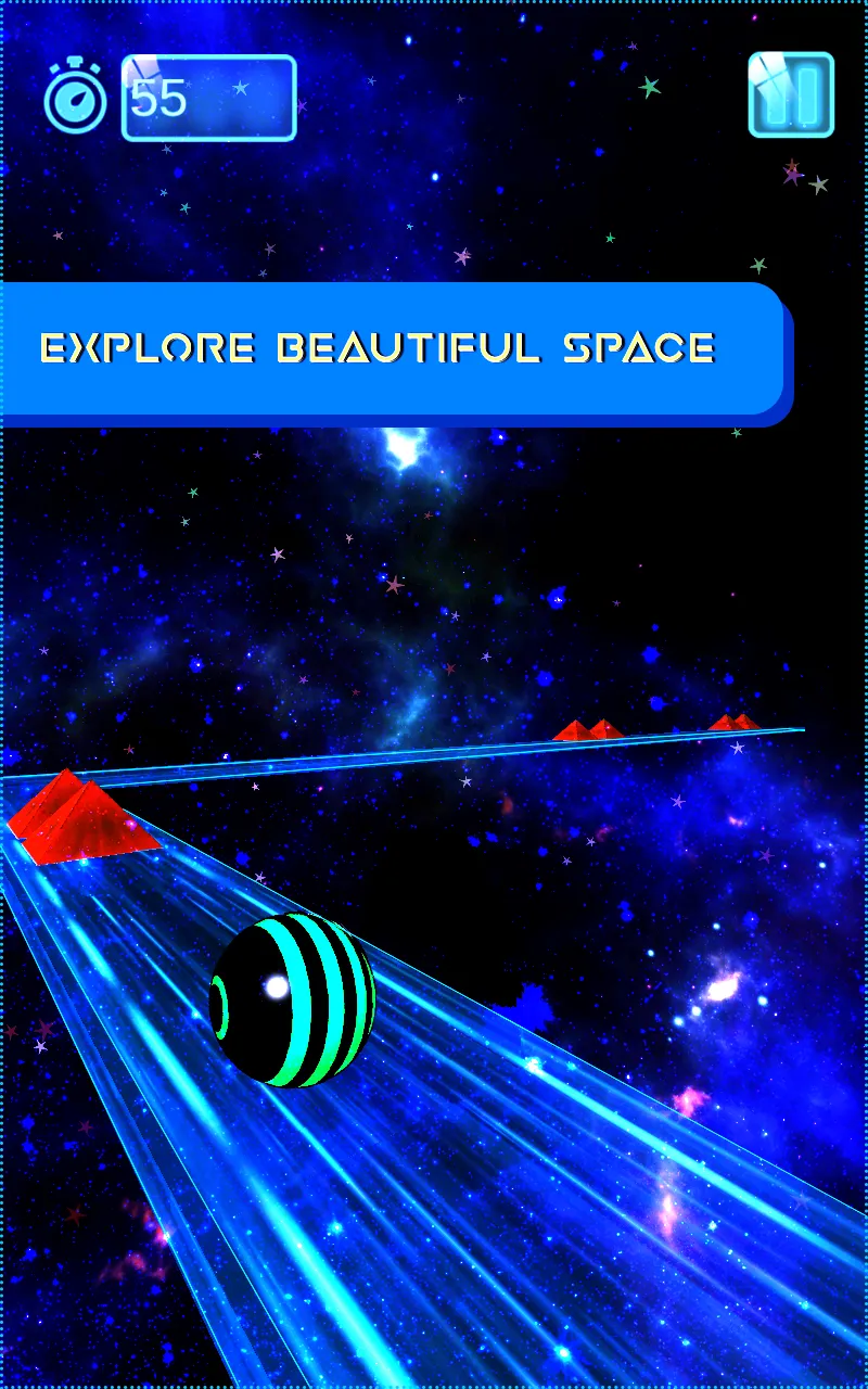 Rolling Space Ball : 3D Game | Indus Appstore | Screenshot