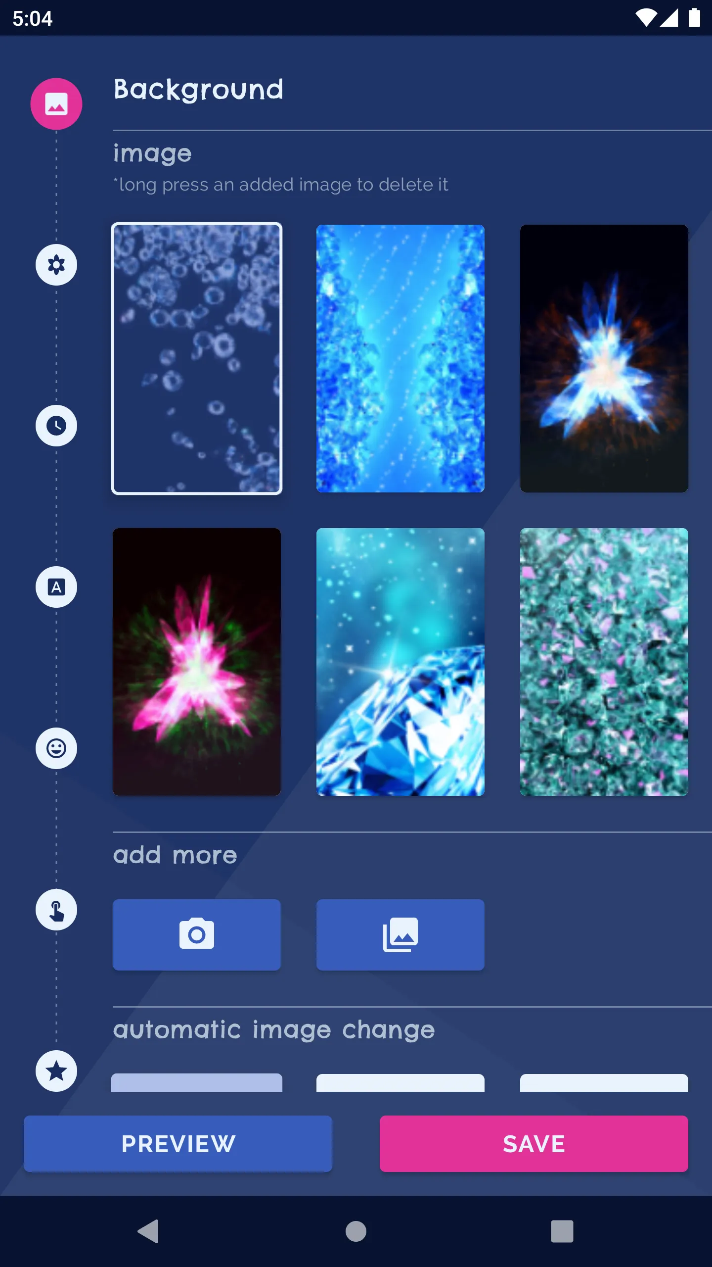 Diamond Crystal Live Wallpaper | Indus Appstore | Screenshot