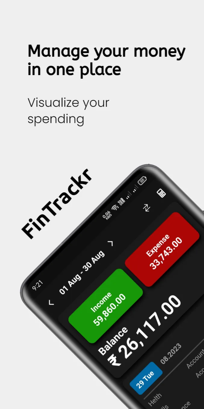 Fintrackr - Money Manager | Indus Appstore | Screenshot