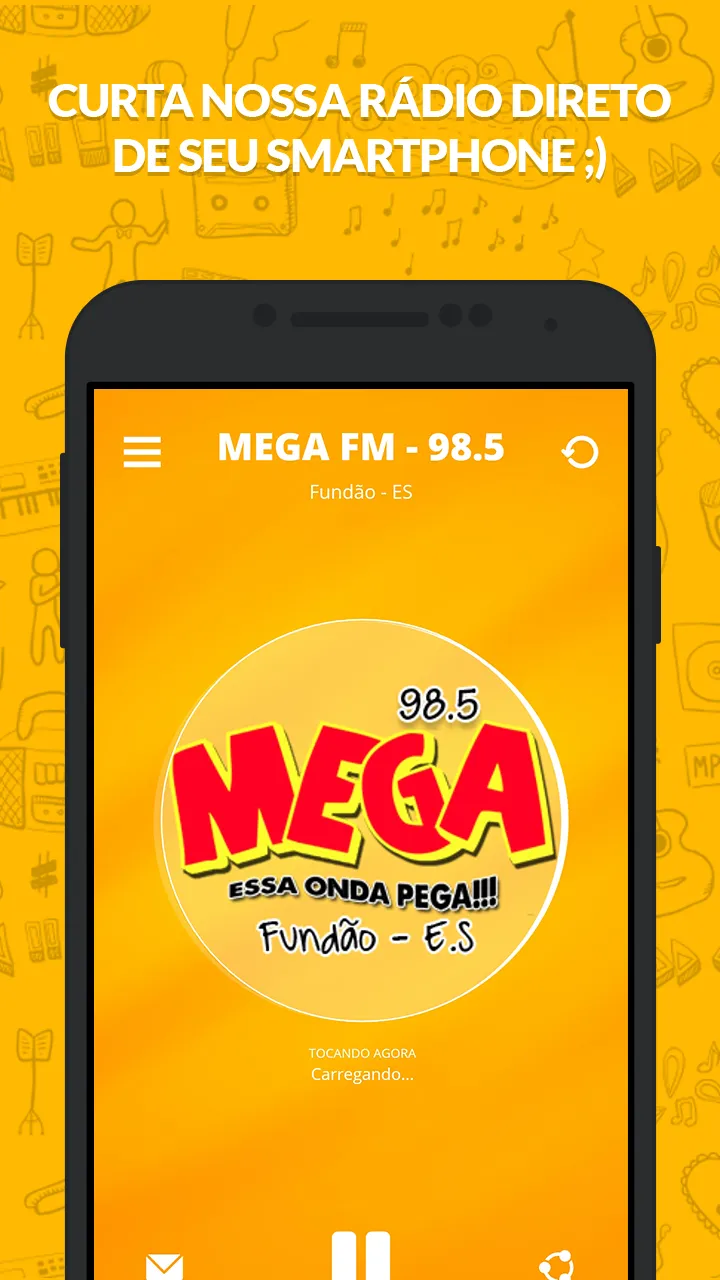 Mega FM 98.5 Fundão - ES | Indus Appstore | Screenshot