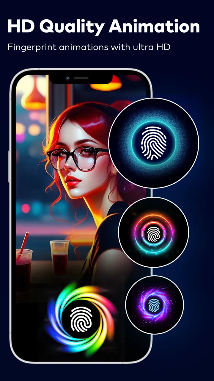 Fingerprint Live Animation HD | Indus Appstore | Screenshot