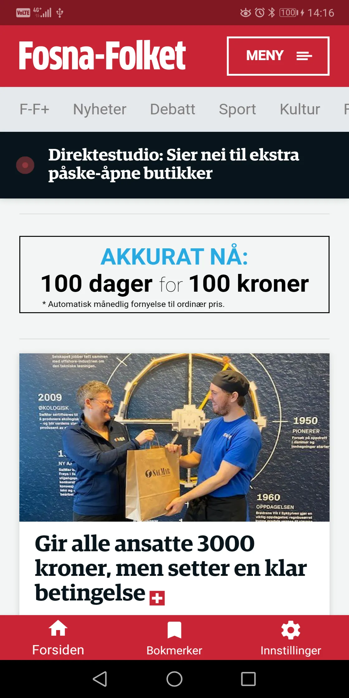 Fosna-Folket Nyheter | Indus Appstore | Screenshot