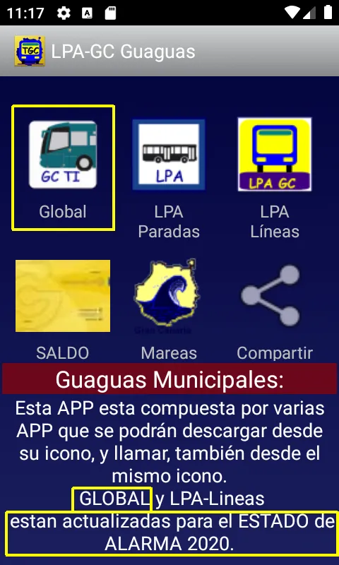 TGC Guaguas LPA Lanzador | Indus Appstore | Screenshot