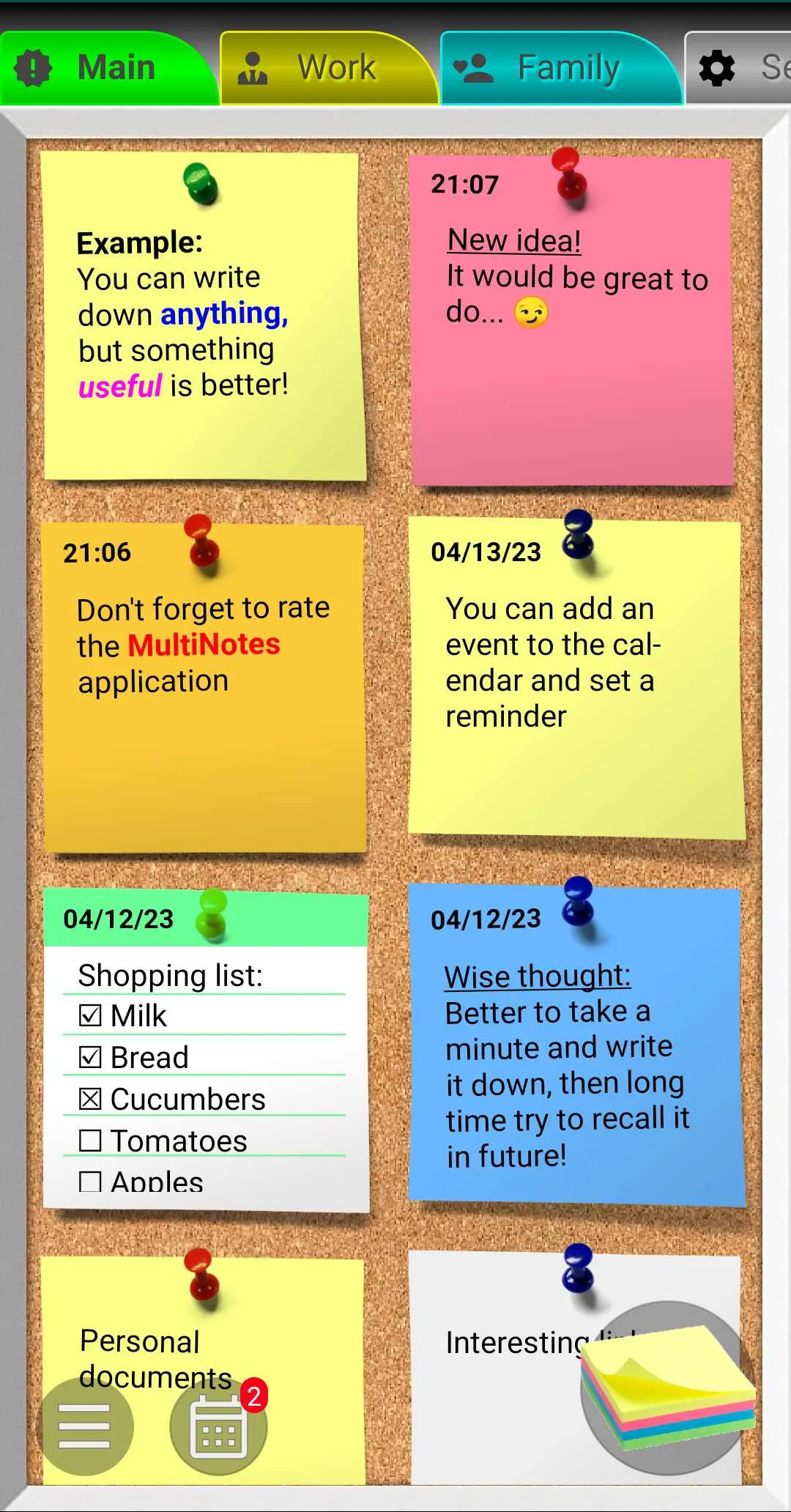 MultiNotes - Reminder Notes | Indus Appstore | Screenshot