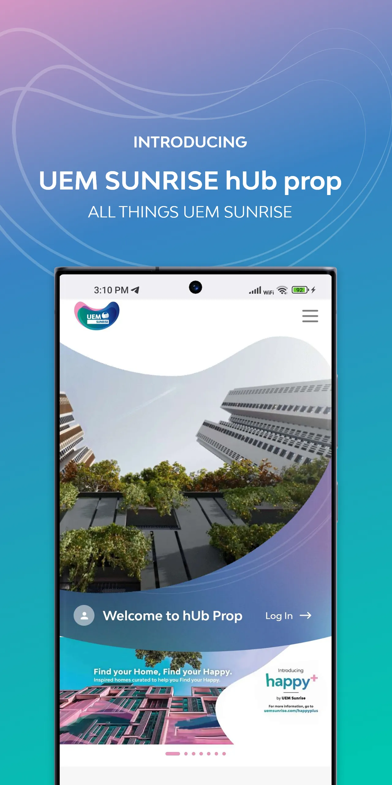 UEM Sunrise hUb prop | Indus Appstore | Screenshot