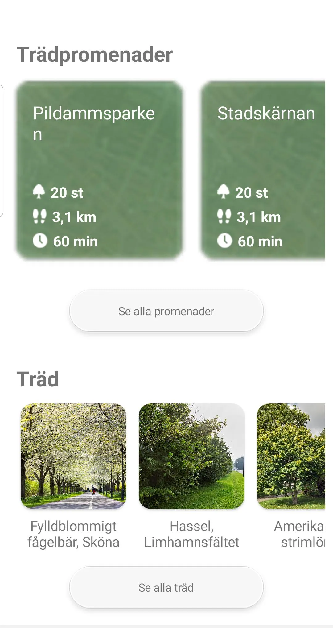 Träd i Malmö | Indus Appstore | Screenshot