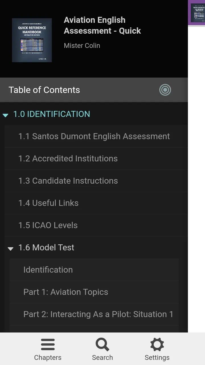 ICAO Test - QRH - Demo | Indus Appstore | Screenshot