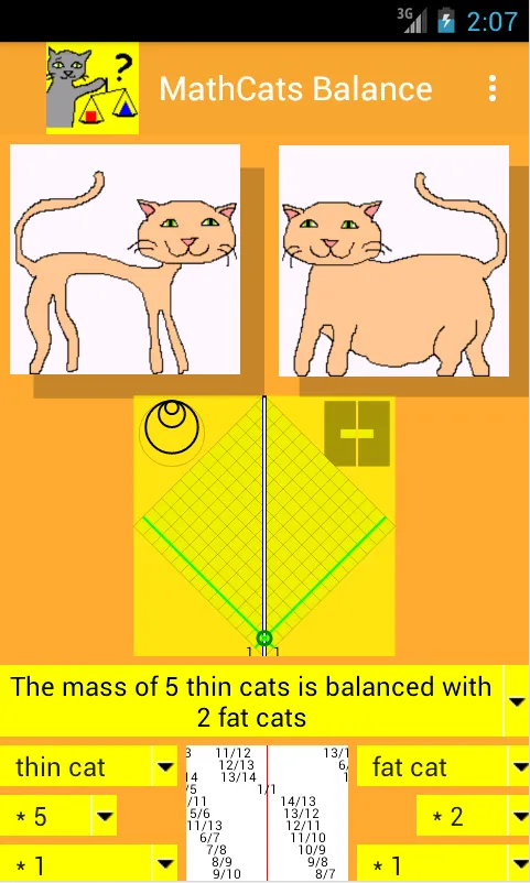 MathCats balance | Indus Appstore | Screenshot