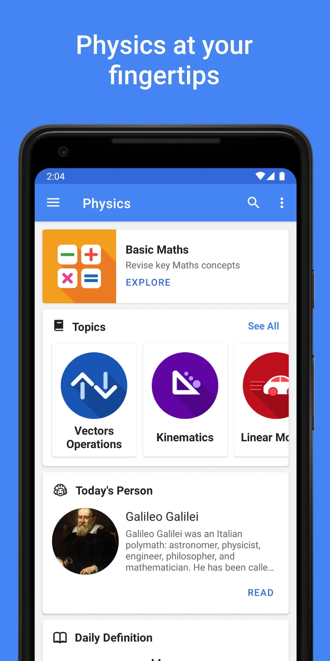 Physics Pro - Notes & Formulas | Indus Appstore | Screenshot