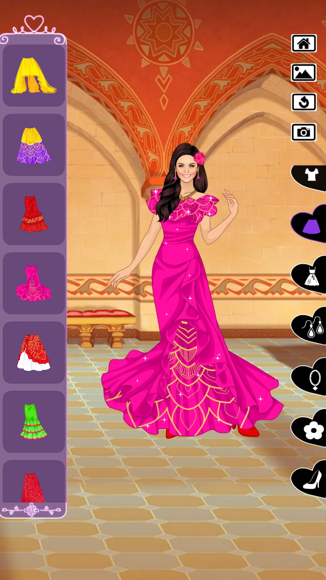 Latin Princess royal dress up | Indus Appstore | Screenshot