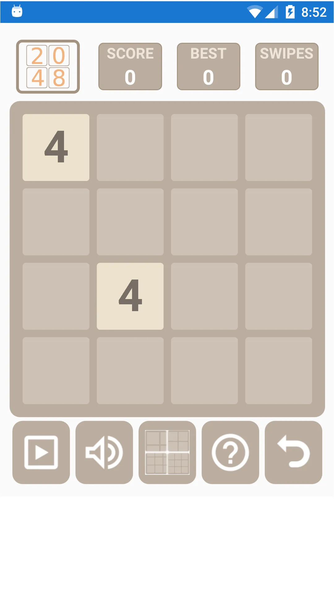 A 2048 Puzzle | Indus Appstore | Screenshot