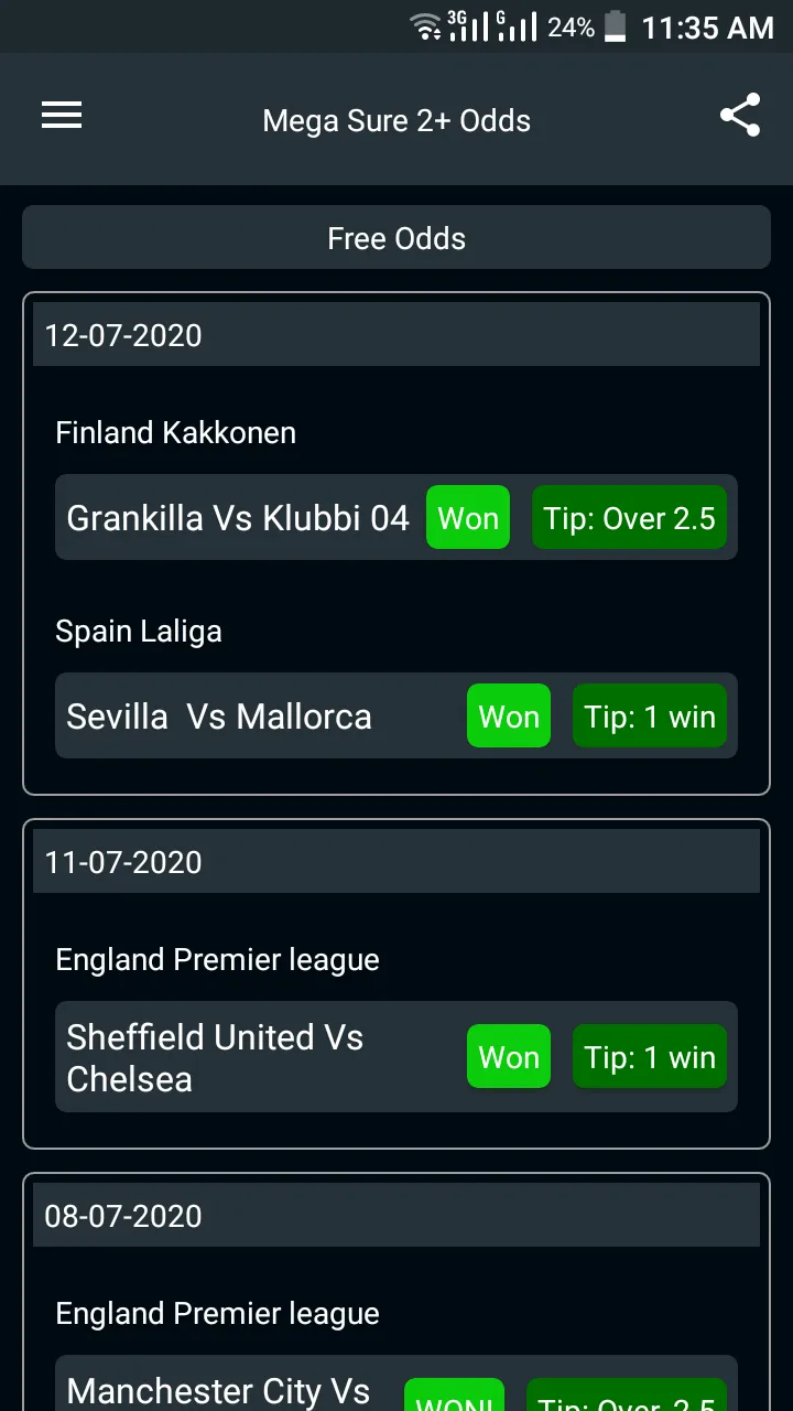 Mega Sure 2+ Odds | Indus Appstore | Screenshot