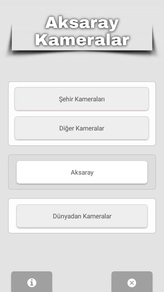 Aksaray Canlı Şehir Kameraları | Indus Appstore | Screenshot