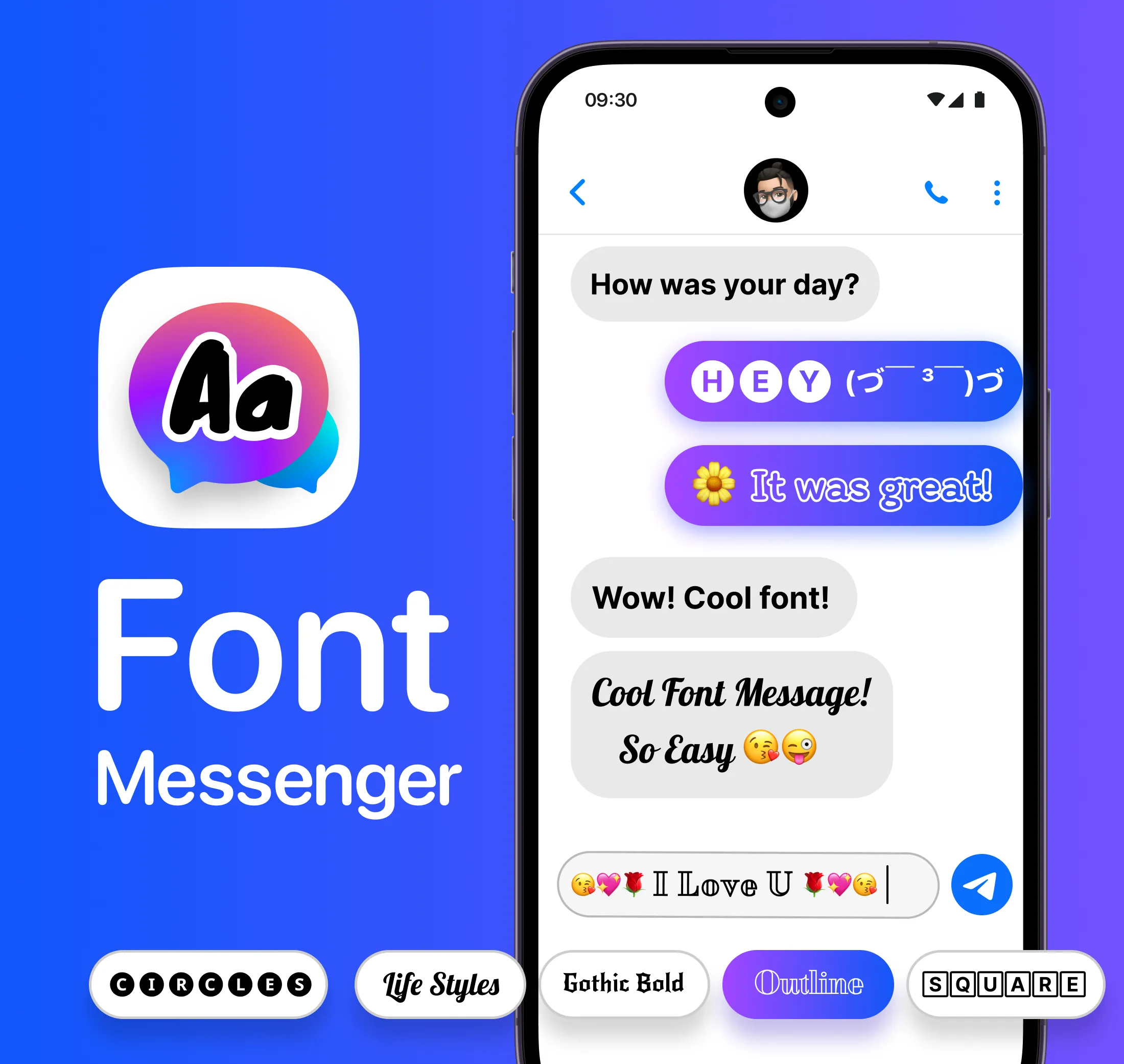 Font Messenger : Text SMS | Indus Appstore | Screenshot