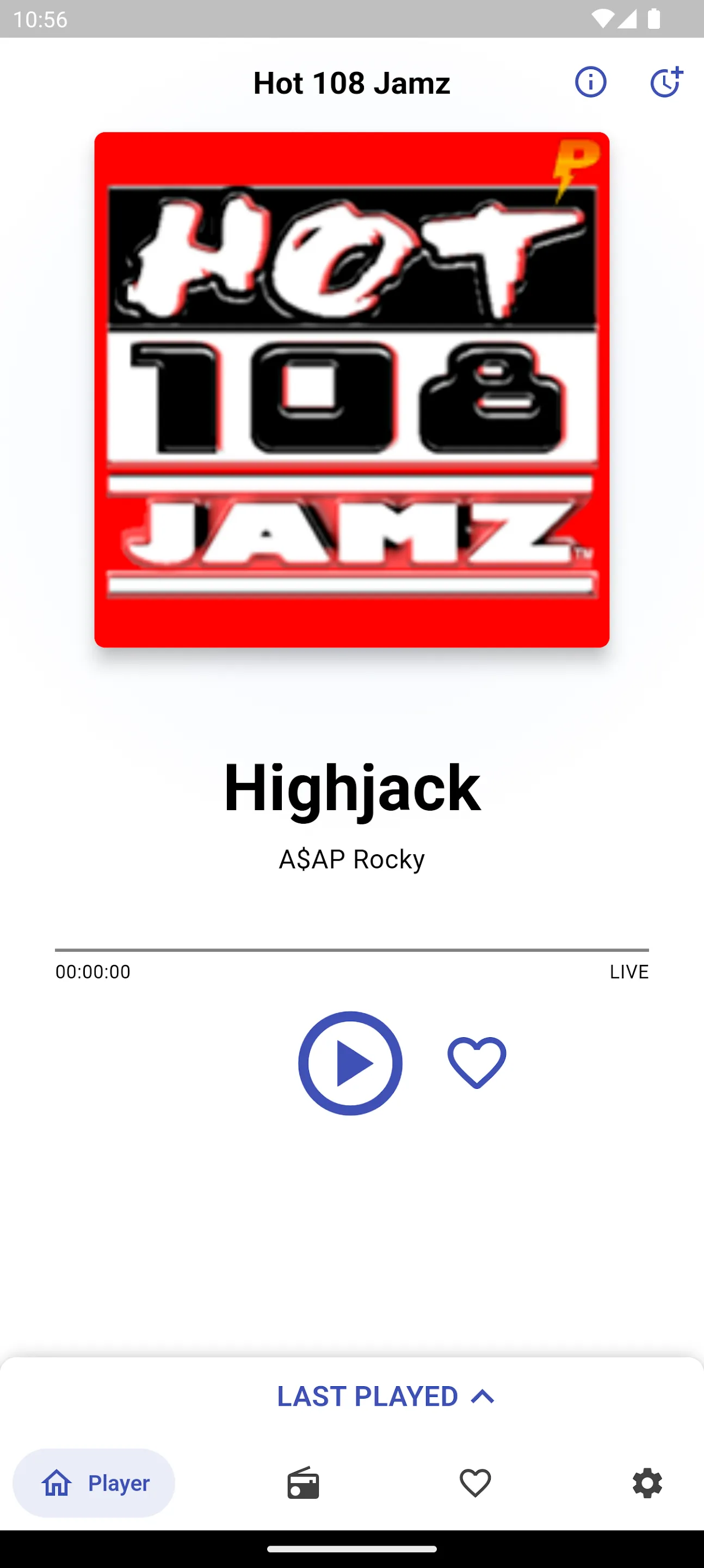 Hot 108 Jamz (Official App) | Indus Appstore | Screenshot