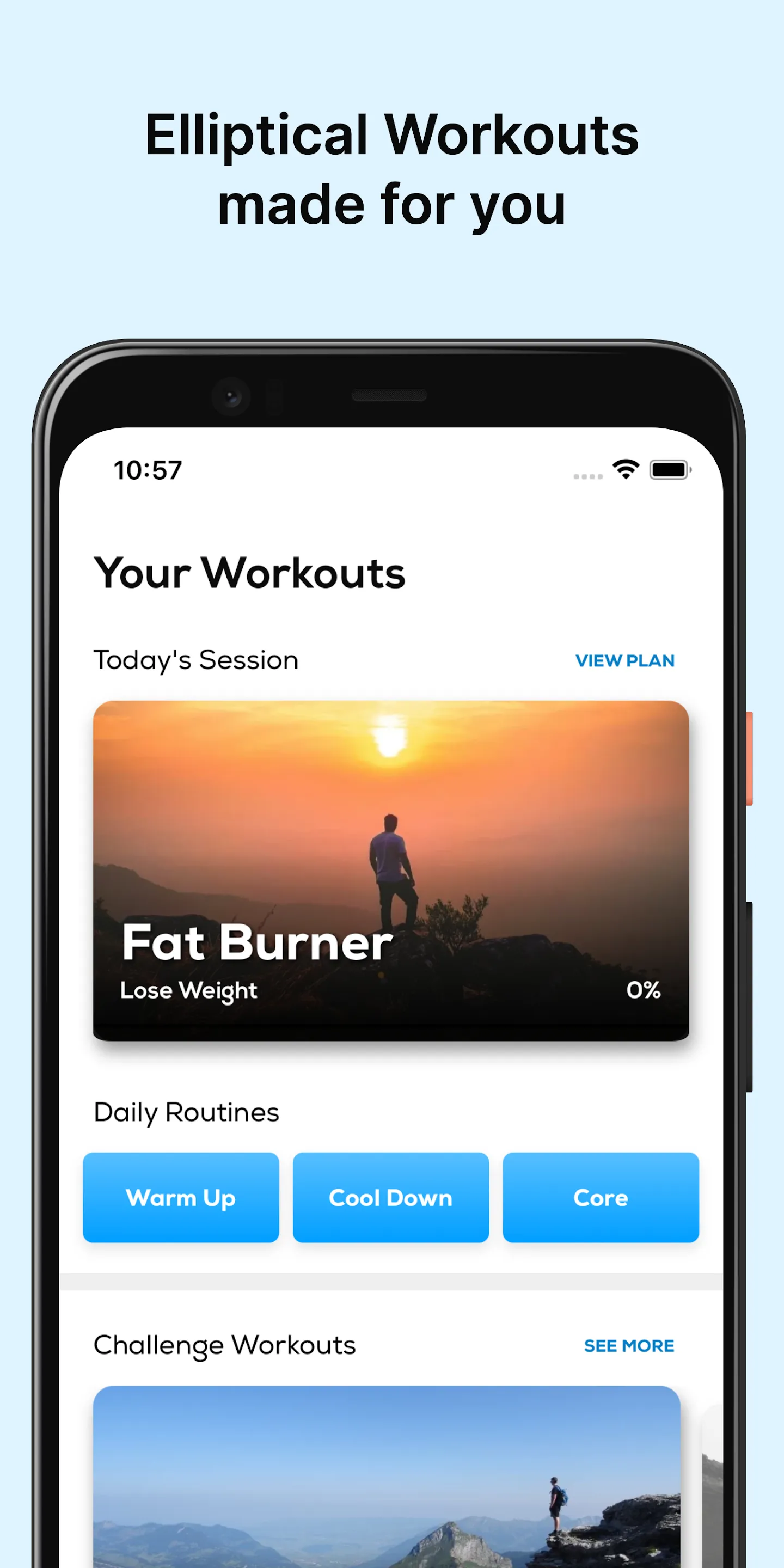 Elliptical Machine Workouts | Indus Appstore | Screenshot